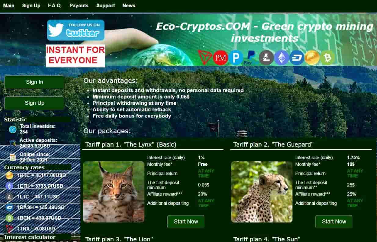 Eco-Cryptos
