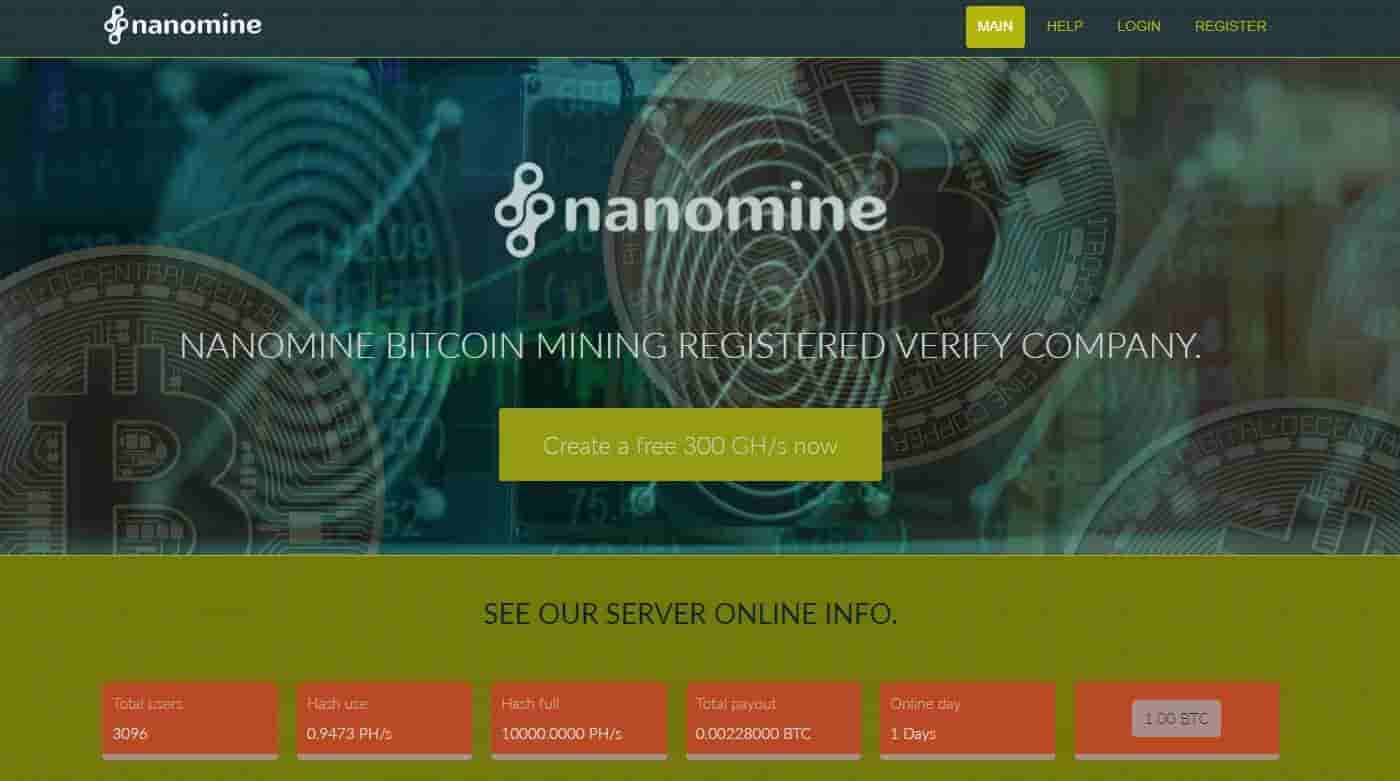 Nanomine mining