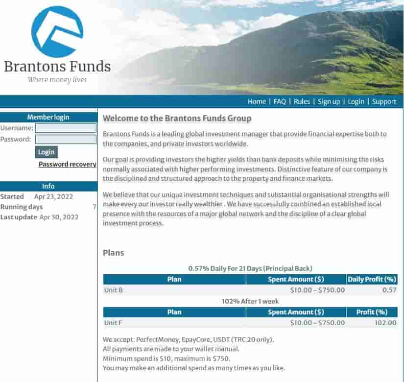 Brantons Funds